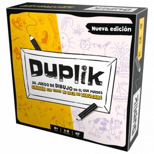 Juego de mesa Duplik Zygomatic para dibujar 3 a 8 jugadores 8 años 40 min