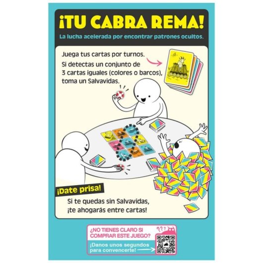 Juego de mesa ¡Tu cabra rema! Exploding Kittens Estrategia 2 a 6 jugadores