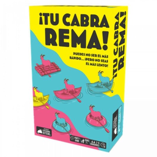 Juego de mesa ¡Tu cabra rema! Exploding Kittens Estrategia 2 a 6 jugadores