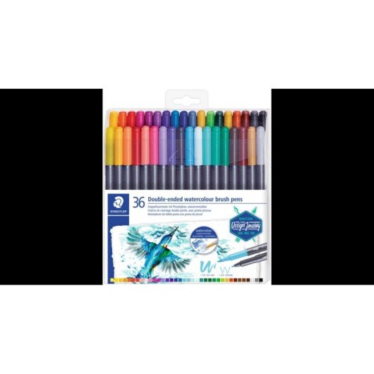 Staedtler 3001 Doppelspitzer Aquarellstifte 36 Farben