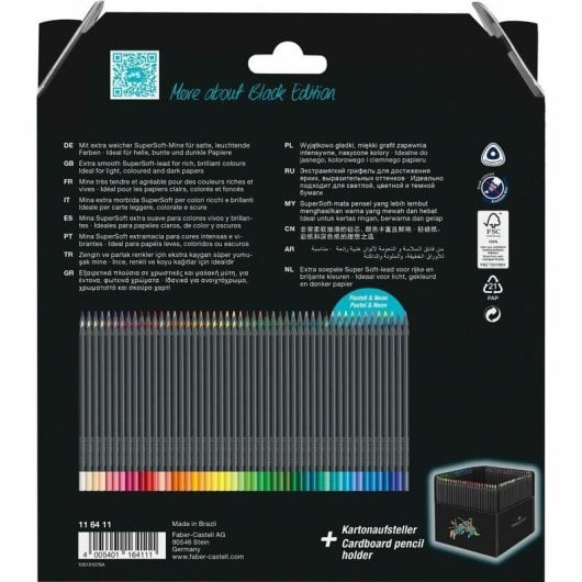 Matite colori Black Edition 100x Faber-Castell