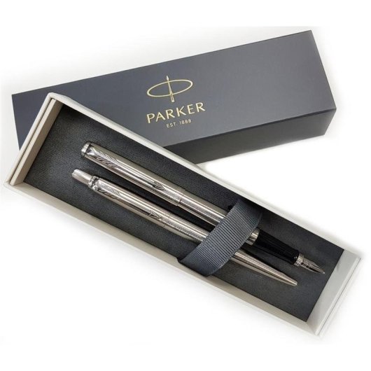 Penna a sfera e Penna stilografica Parker Duo Jotter Aço Ct
