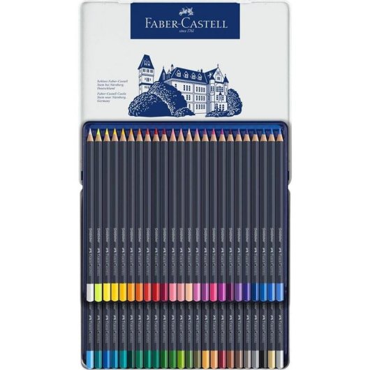 Farbstifte Faber-Castell Goldfaber Metal 48 Stücke mehrfarbig weich