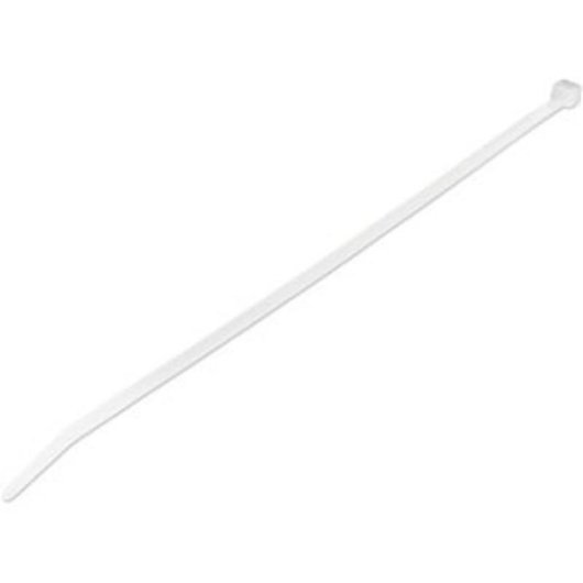 Bridas de cable StarTech 25 cm blancas paquete de 100 Nylon 66