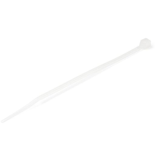 Bride de câble StarTech.com 10 cm paquet 100 blanc Nylon 66