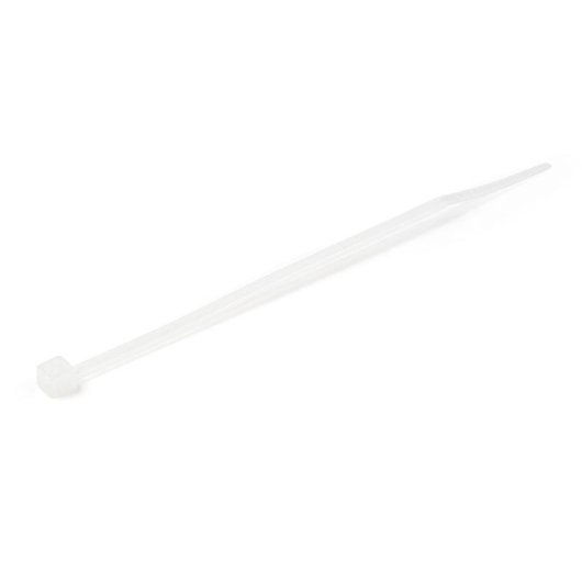 Bride de câble StarTech.com 10 cm paquet 100 blanc Nylon 66