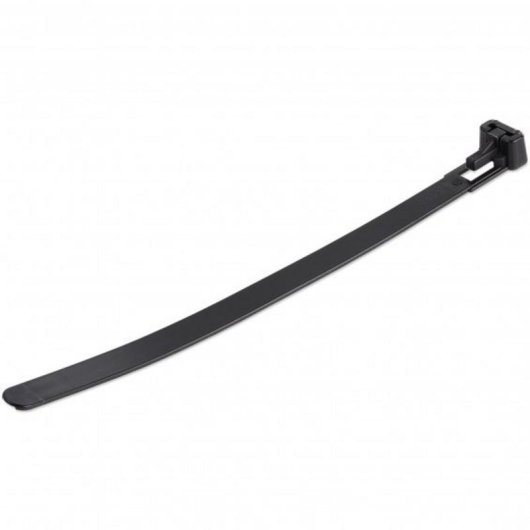 Brida reutilizável para cabos StarTech.com 15 cm pacote de 100 pretas
