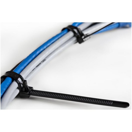 Brida reutilizável para cabos StarTech.com 15 cm pacote de 100 pretas