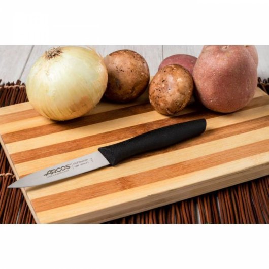 Cuchillo para cortar verduras Arcos Nova 10 cm negro