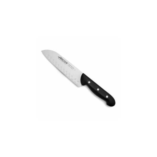 Cuchillo Santoku Arcos Maitre 170 mm Acero Inoxidable Negro