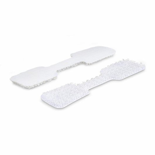 Kabeletiketten StarTech.com 100 Einheiten Weiß 9 cm Haken zu Haken
