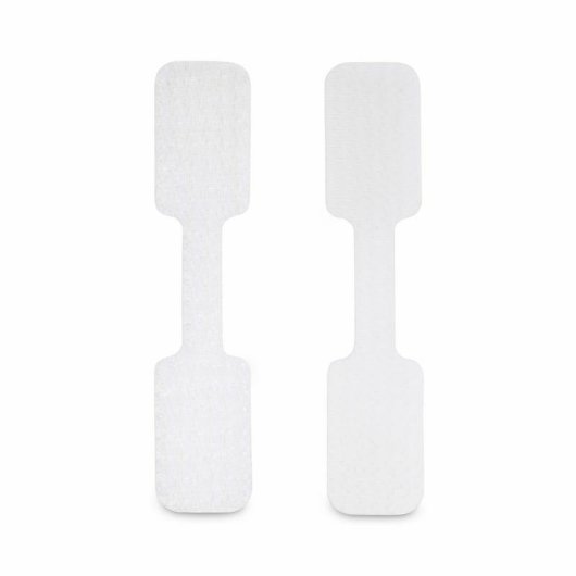 Kabeletiketten StarTech.com 100 Einheiten Weiß 9 cm Haken zu Haken
