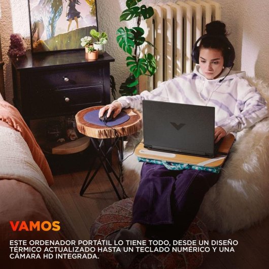 Portátil HP Victus Gaming 15-fa2081ns 15.6" Intel Core i7-14650HX 16GB 512GB SSD RTX 4050 FreeDOS