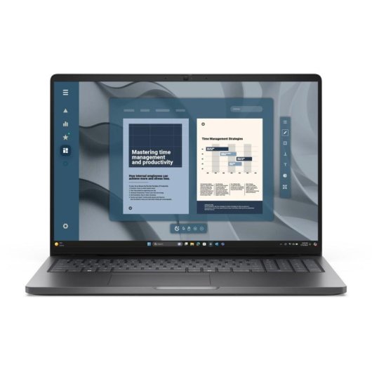 DELL Pro 16 PC16255 Laptop 16" AMD Ryzen 5 220 16GB Radeon 740M Windows 11 Pro 512GB SSD Biometrische Sicherheit
