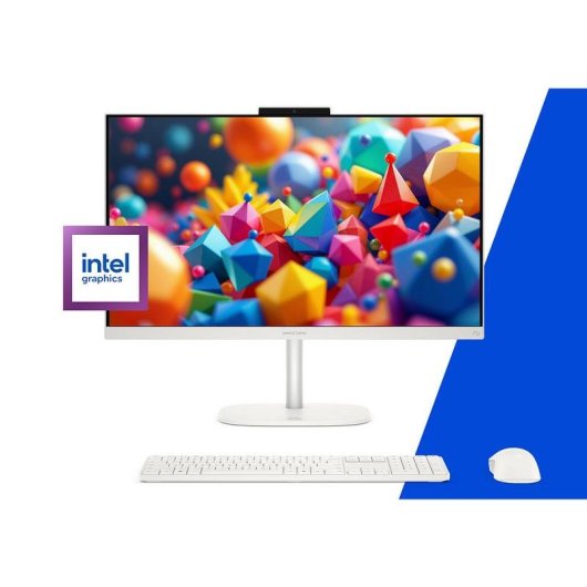 All-in-One HP OmniStudio 24-cy0005ns Intel Core Ultra 5 322 16GB 512GB SSD Intel Graphics 23.8" Windows 11 Home IR FHD Cam Wi-Fi 7