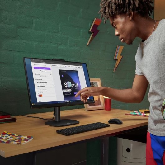 All-in-One HP OmniStudio 24-cy0005ns Intel Core Ultra 5 322 16GB 512GB SSD Intel Graphics 23.8" Windows 11 Home IR FHD Cam Wi-Fi 7