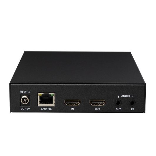 Servidor Lindy 38519 3840 x 2160 60 pps H.264 H.265 Negro Metal 12 V