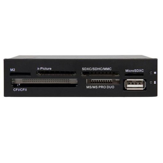 Lector de Tarjetas StarTech.com 3.5" 22 en 1 USB 2.0 Negro