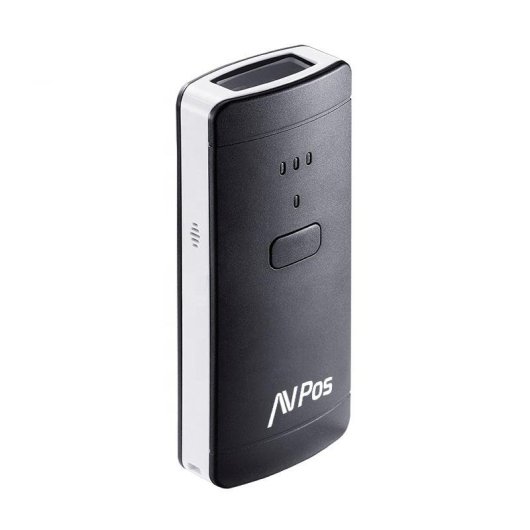 Lecteur de codes-barres AVPos BP200-2D Bluetooth 1D/2D CMOS Noir