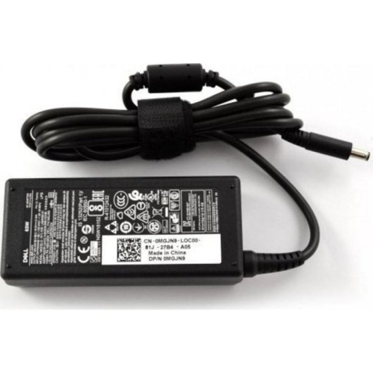 Cargador Portátil Dell 65 W Interior CA a CC 19.5 V Negro