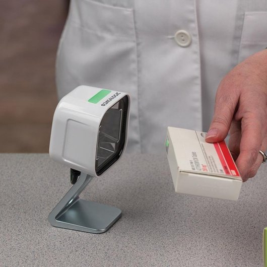 Fester Barcode-Scanner Datalogic Magellan 1500i 1D/2D LED USB Weiß