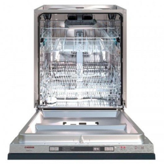 Geschirrspüler Nodor DW6141 I SL 14 Maßgedecke Klasse D mit automatischer Türöffnung