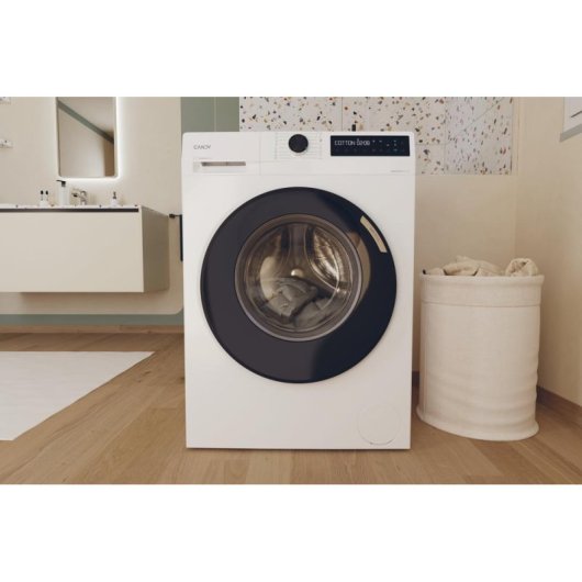 Lavadora Candy BR 48B6-S Carga Frontal 8 kg 1400 rpm A Blanca WiFi IA Autolimpieza