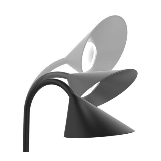 Lámpara de Escritorio LED Unilux 400077402 Negro Brazo Flexible 4W Oficina
