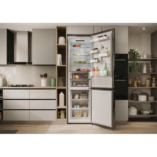 Kühlschrank Combi Candy CNCQ2T620CX Total No Frost 205cm 409L C Edelstahl