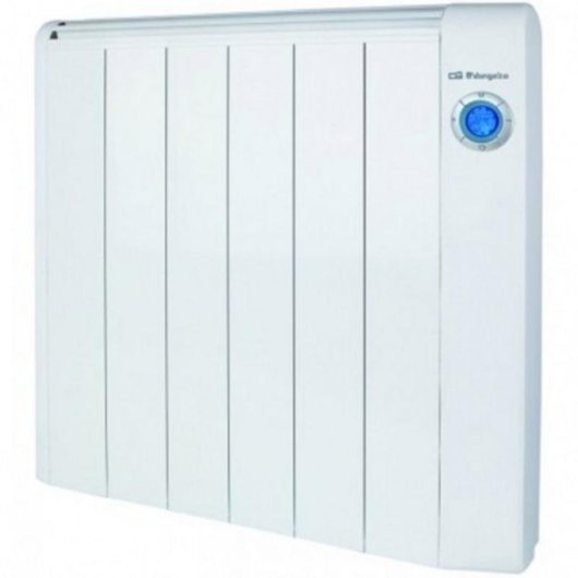 Radiatore Elettrico Orbegozo RRE 1000 1000W 6 Elementi Telecomando Bianco