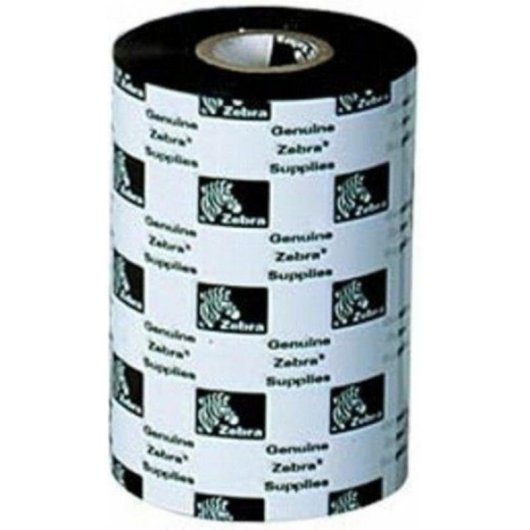 Cinta térmica Zebra 5319 Wax 450 m x 11 cm 6 piezas Negro