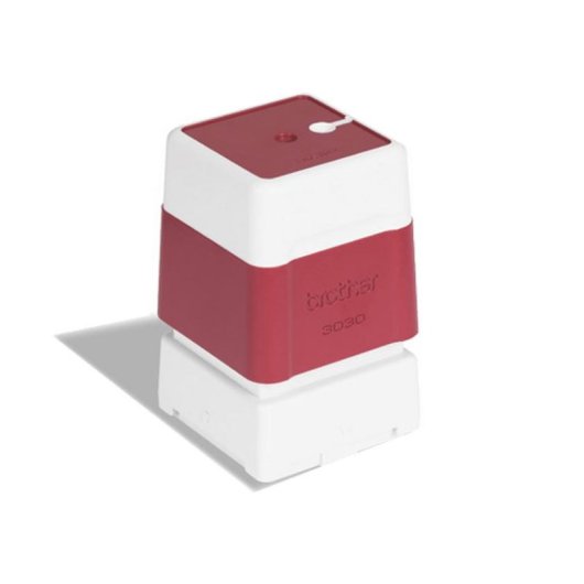 Sigillo Commerciale Brother PR3030R6P Rosso 30 x 30 mm Pack 6 Unità