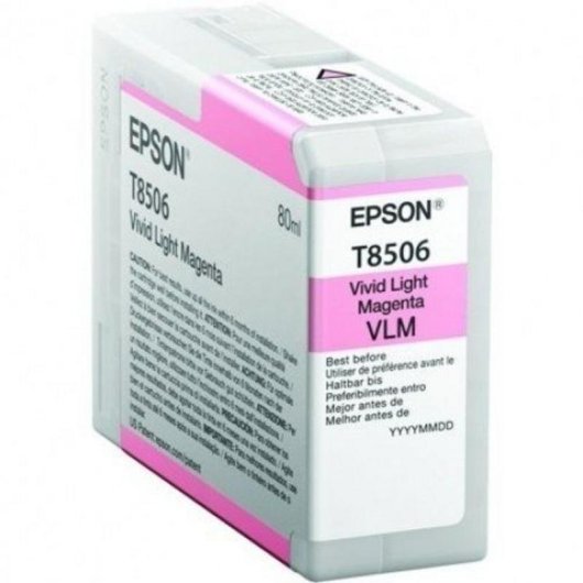 Cartouche Tinta Epson T8506 Magenta Claro 80 ml Original