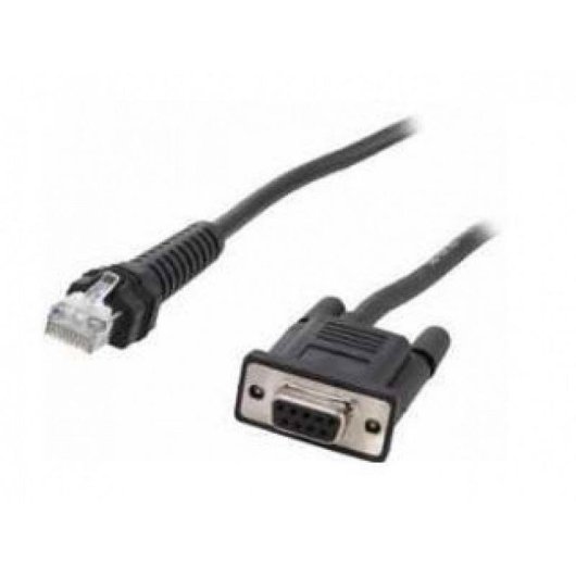 Seriellkabel Zebra CBA-RF5-S07ZAR DB-9 an RJ-45 0,82 m Schwarz