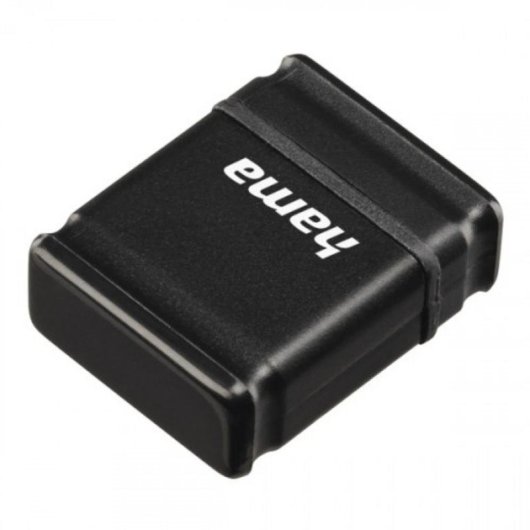Chiavetta USB HAMA Smartly 64GB USB 2.0 Nera con Cappuccio