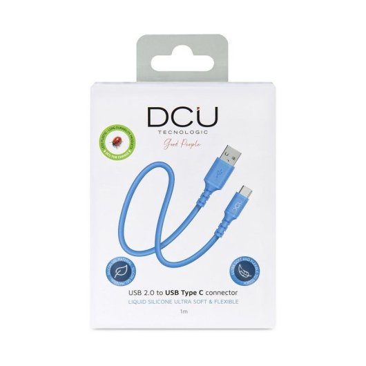 Kabel USB DCU Advance Tecnologic 1m USB 2.0 A bis C Blau