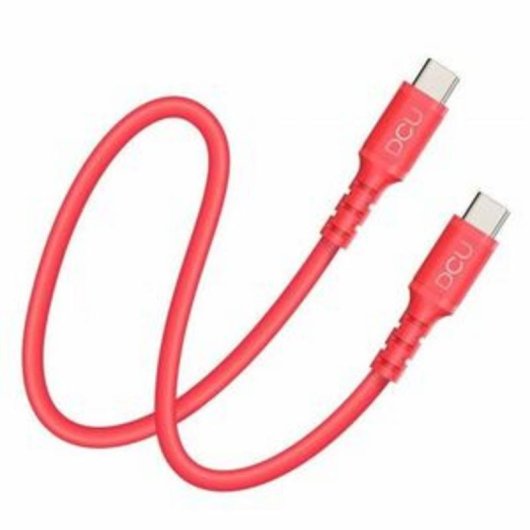 Kabel USB DCU Advance Tecnologic 1m USB 2.0 USB A nach USB C Rot