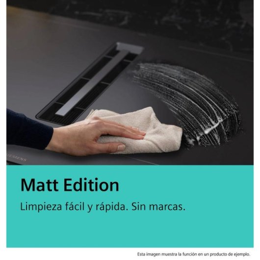 Placa de Inducción Siemens iQ700 EX81AHL26E 80 cm con 4 Zonas y Extractor Integrado