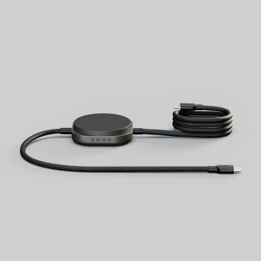 Cargador Inalámbrico ZENS Qi2 Negro USB-C