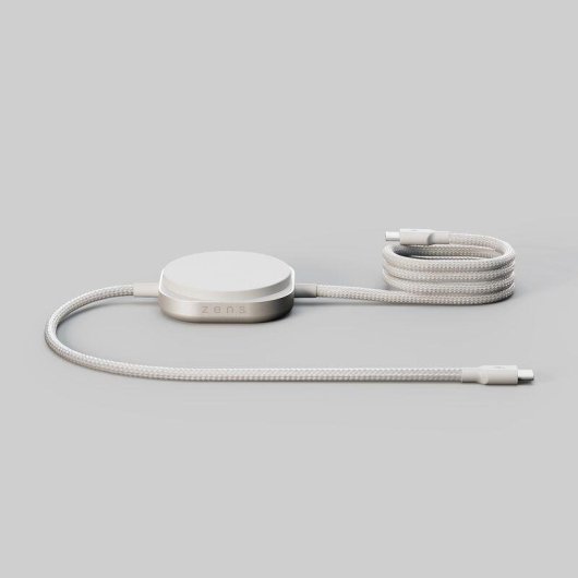 Cargador Inalámbrico ZENS Qi2 USB-C Blanco