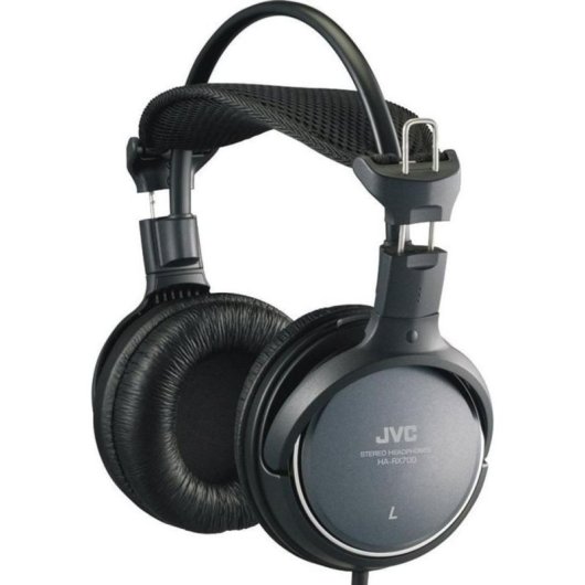 Auriculares JVC HA-RX700 con cable, conexión 3,5 mm, sonido dinámico y confort negro