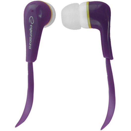 Auriculares Esperanza EH146B con cable Mini Jack 3,5 mm para música, azul
