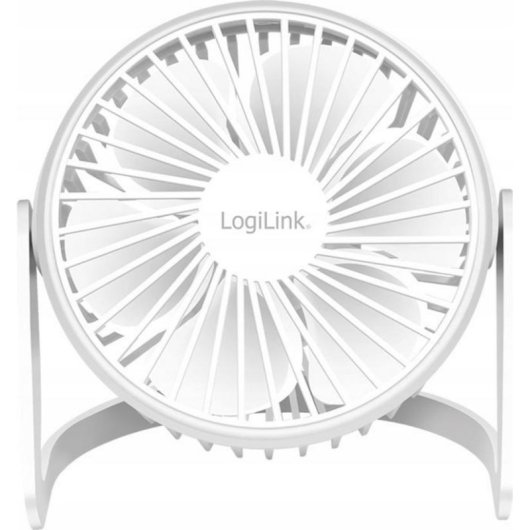 Ventilador de Sobremesa LogiLink UA0402 USB Silencioso Inclinación Ajustable Compacto