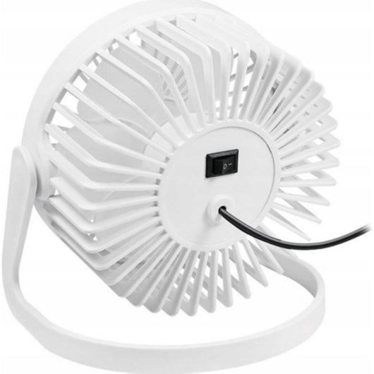 Ventilador de Sobremesa LogiLink UA0402 USB Silencioso Inclinación Ajustable Compacto