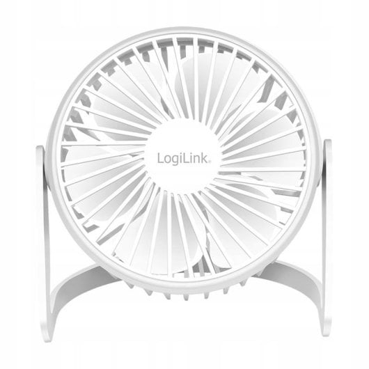 Ventilador de Sobremesa LogiLink UA0402 USB Silencioso Inclinación Ajustable Compacto