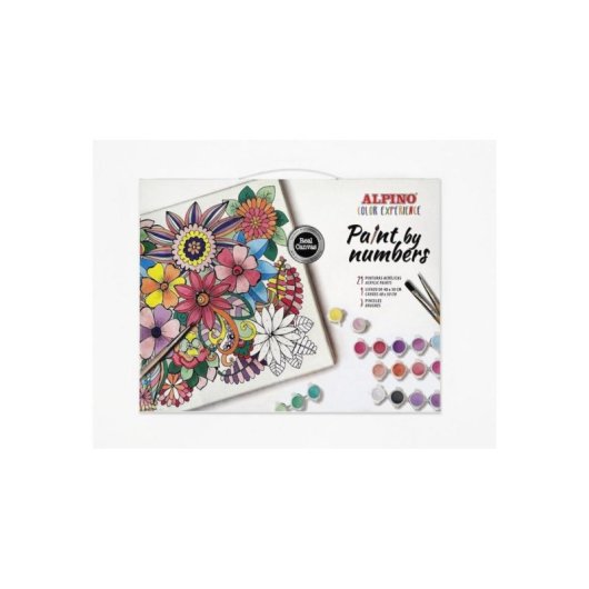 Set di Pittura a Numeri Alpino DV000721 Multicolor 40x30 cm