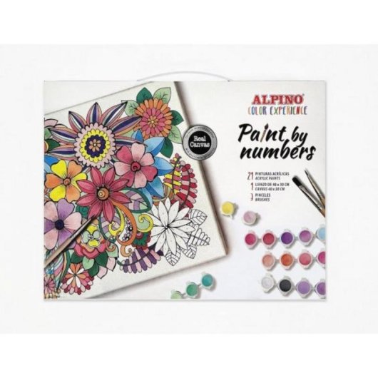 Set di Pittura a Numeri Alpino DV000721 Multicolor 40x30 cm