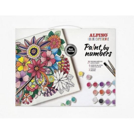 Set di Pittura a Numeri Alpino DV000721 Multicolor 40x30 cm