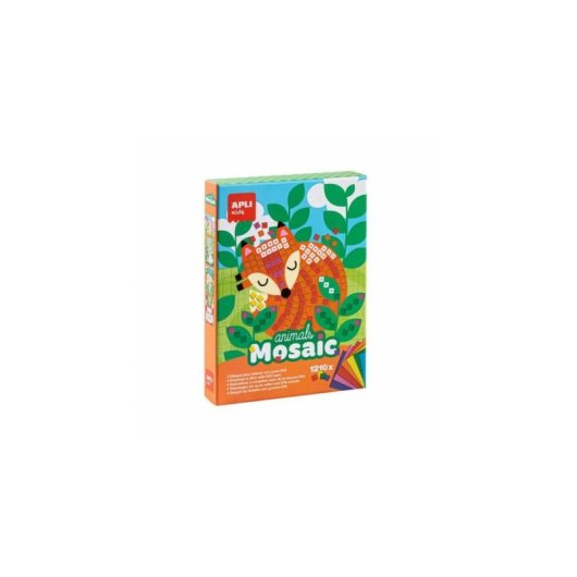 Gioco di Mosaico APLI Kids Animali in Gomma EVA Pre-tagliata