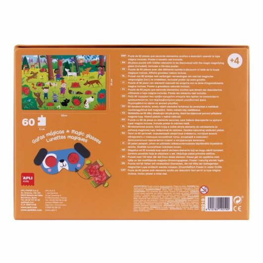 Puzzle APLI Kids 19219 60 pezzi Bambini 4 anni